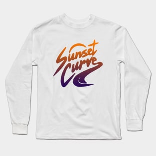 sunset curve Long Sleeve T-Shirt